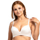 Brasier marfil estampado de rayas sin varilla 25282 Carnival