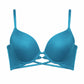 Brasier con varilla, ligero push up y tiras decorativas al frente 25295F Fashion