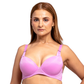 Brasier con varilla, push up, tela efecto glitter 25298F Fashion