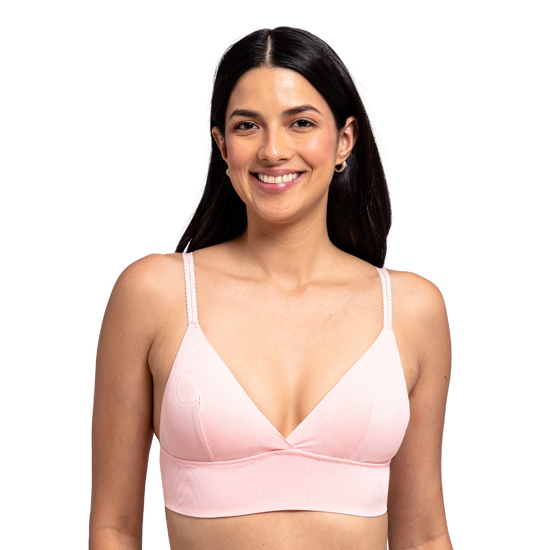 Brasier con varilla, copas triángulares y pads removibles 25300F Fashion