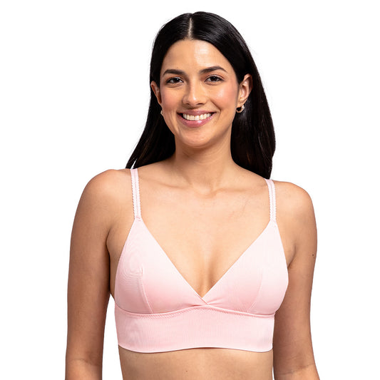 Brasier sin varilla, copas triángulares y pads removibles 25300F Fashion