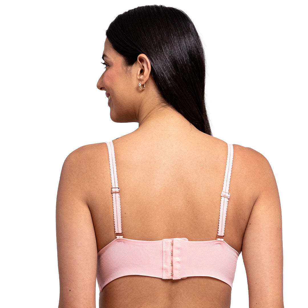 Brasier sin varilla, copas triángulares y pads removibles 25300F Fashion