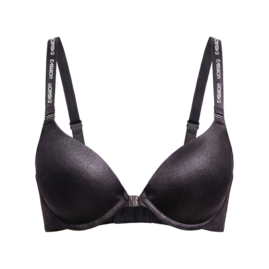 Brasier con varilla broche al frente y ligero push up 25308F Fashion