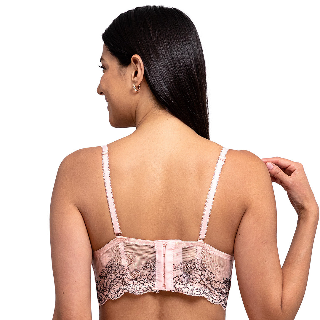 Brasier strapless con push up de peto largo 25337L Lady Carnival