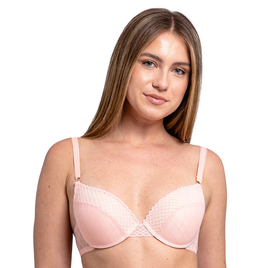 Brasier con varilla push up y mesh 25338L Lady Carnival