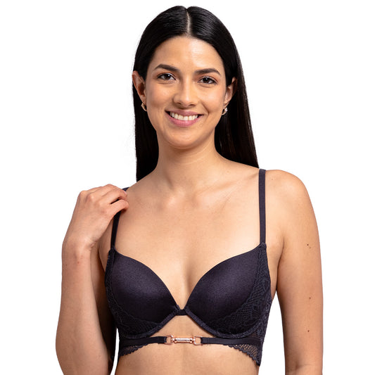 Brasier con varilla, ligero push up y encaje 25339L Lady Carnival