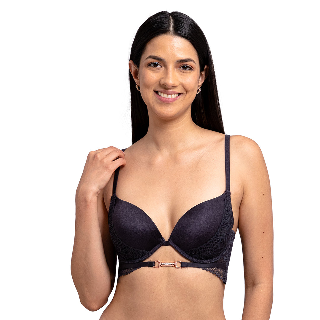 Brasier con varilla, ligero push up y encaje 25339L Lady Carnival