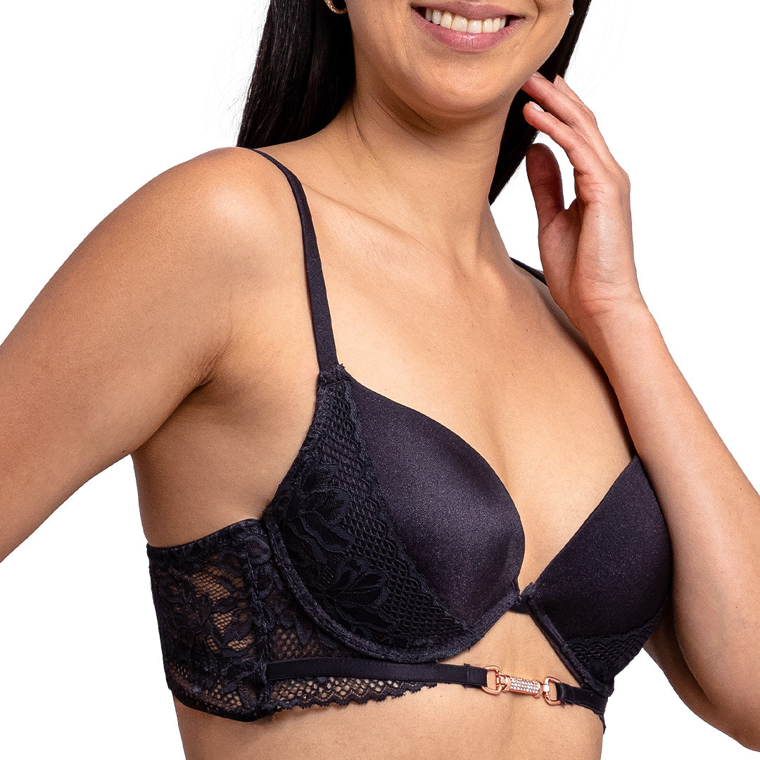 Brasier con varilla, ligero push up y encaje 25339L Lady Carnival