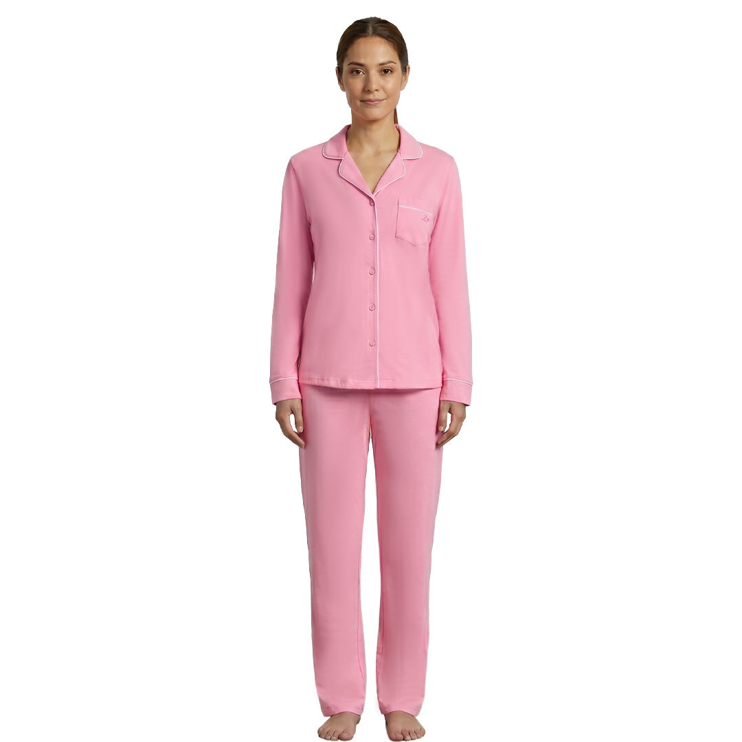 Pijama de manga larga con cuello clásico 3057PJ