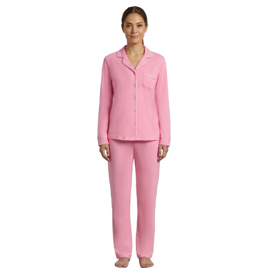 Pijama de manga larga con cuello clásico 3057PJ