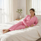 Pijama de manga larga con cuello clásico 3057PJ