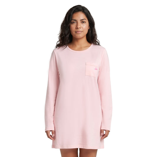Camisón de manga larga de cuello redondo 3060PJ