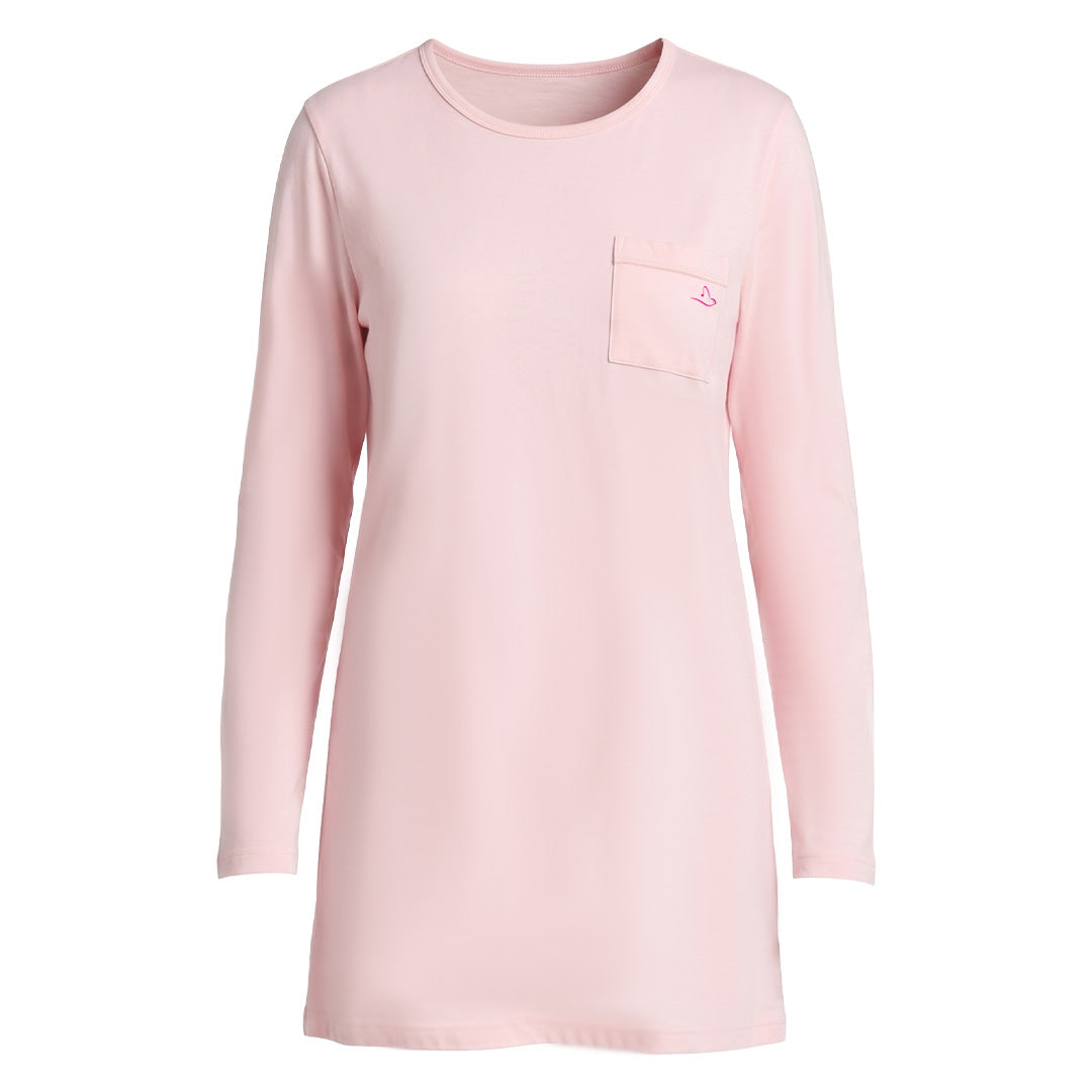 Camisón de manga larga de cuello redondo 3060PJ
