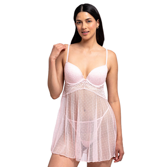 Baby doll con transparencias 3345 Lady carnival