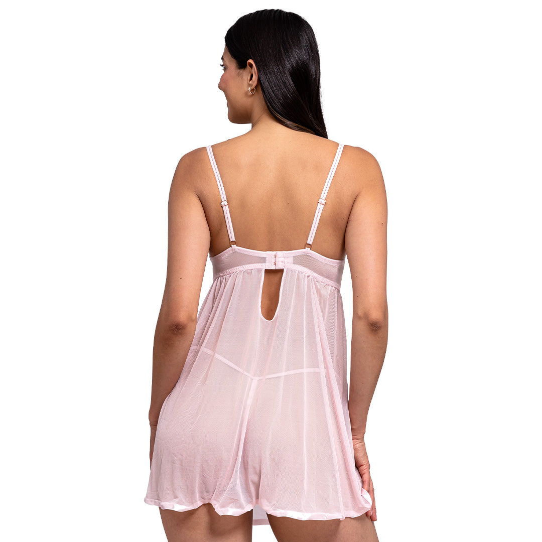 Babydoll de mesh 3360L Lady Carnival