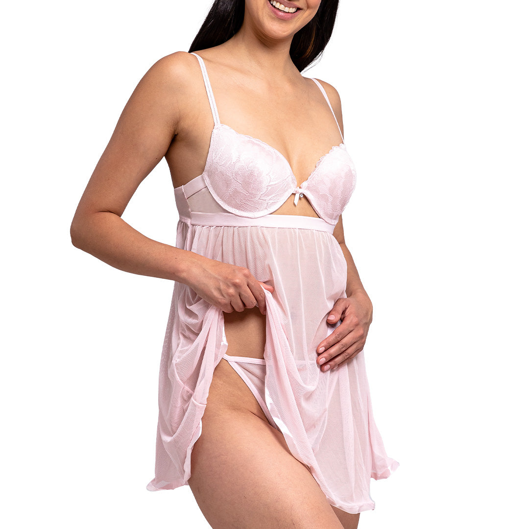 Babydoll de mesh 3360L Lady Carnival