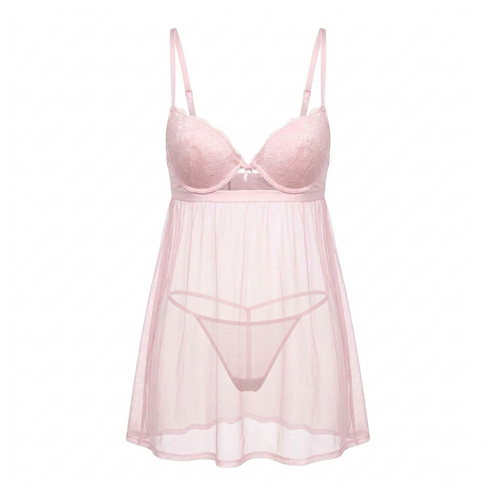 Babydoll de mesh 3360L Lady Carnival