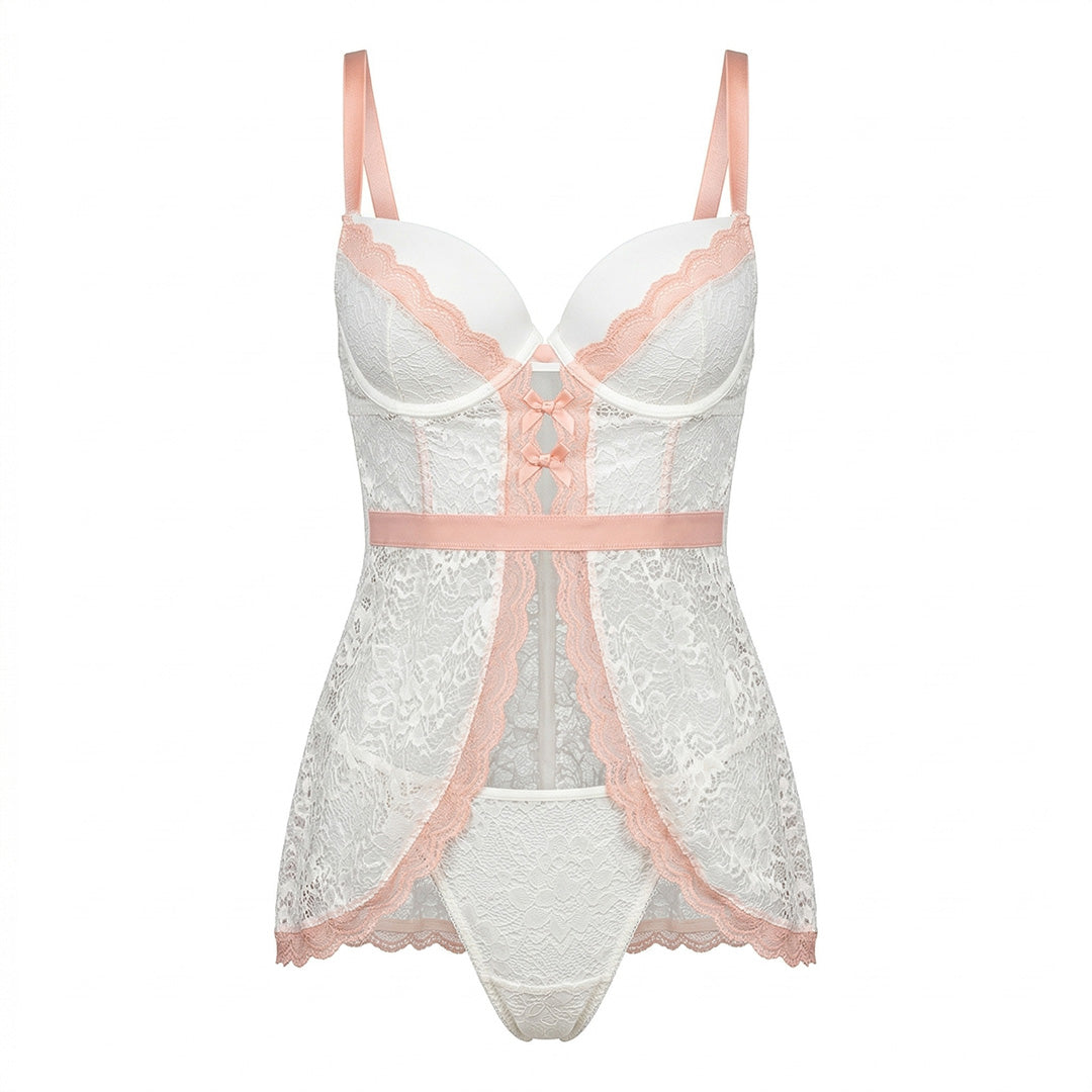 Babydoll de encaje con varilla 3372L Lady Carnival