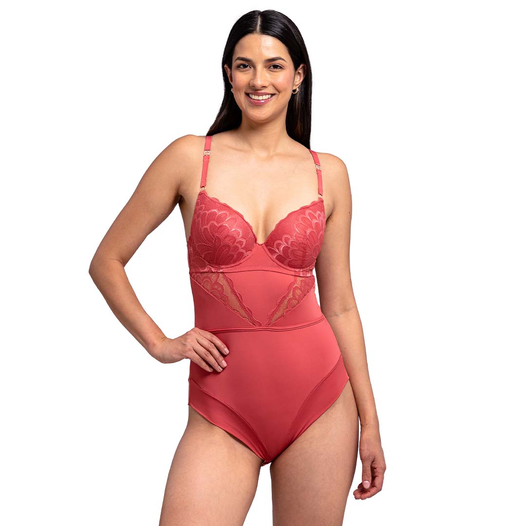 Body con varilla y broche en la entrepierna 3379L Lady Carnival