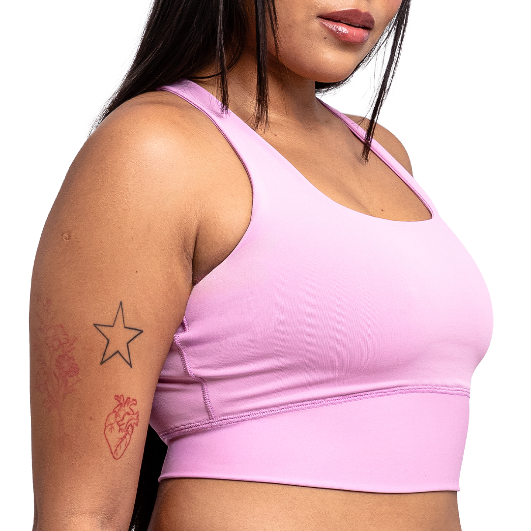 Top espalda cruzada y pads removibles 4008F Fashion