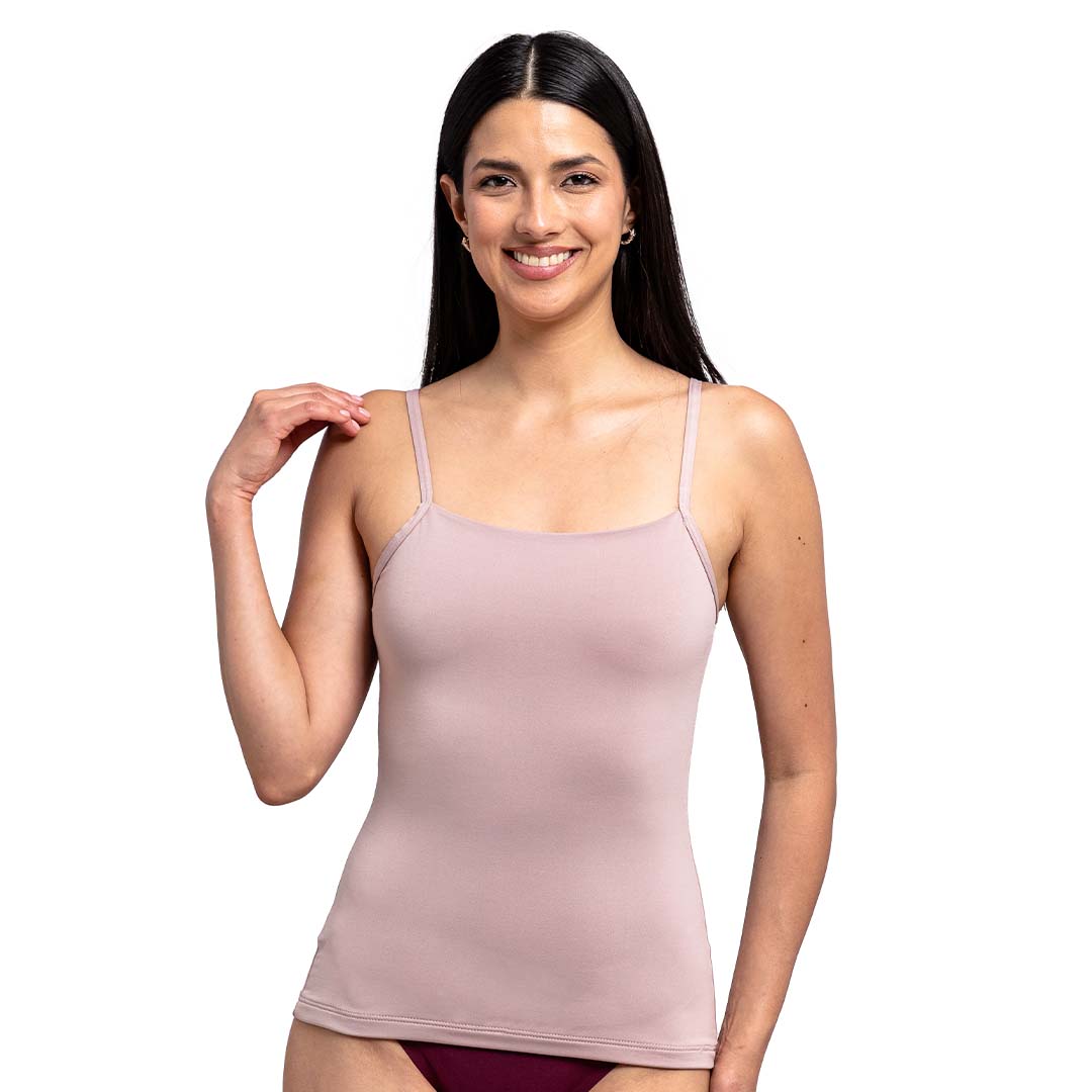 Basic T-shirt with adjustable straps 4413 mauve Carnival