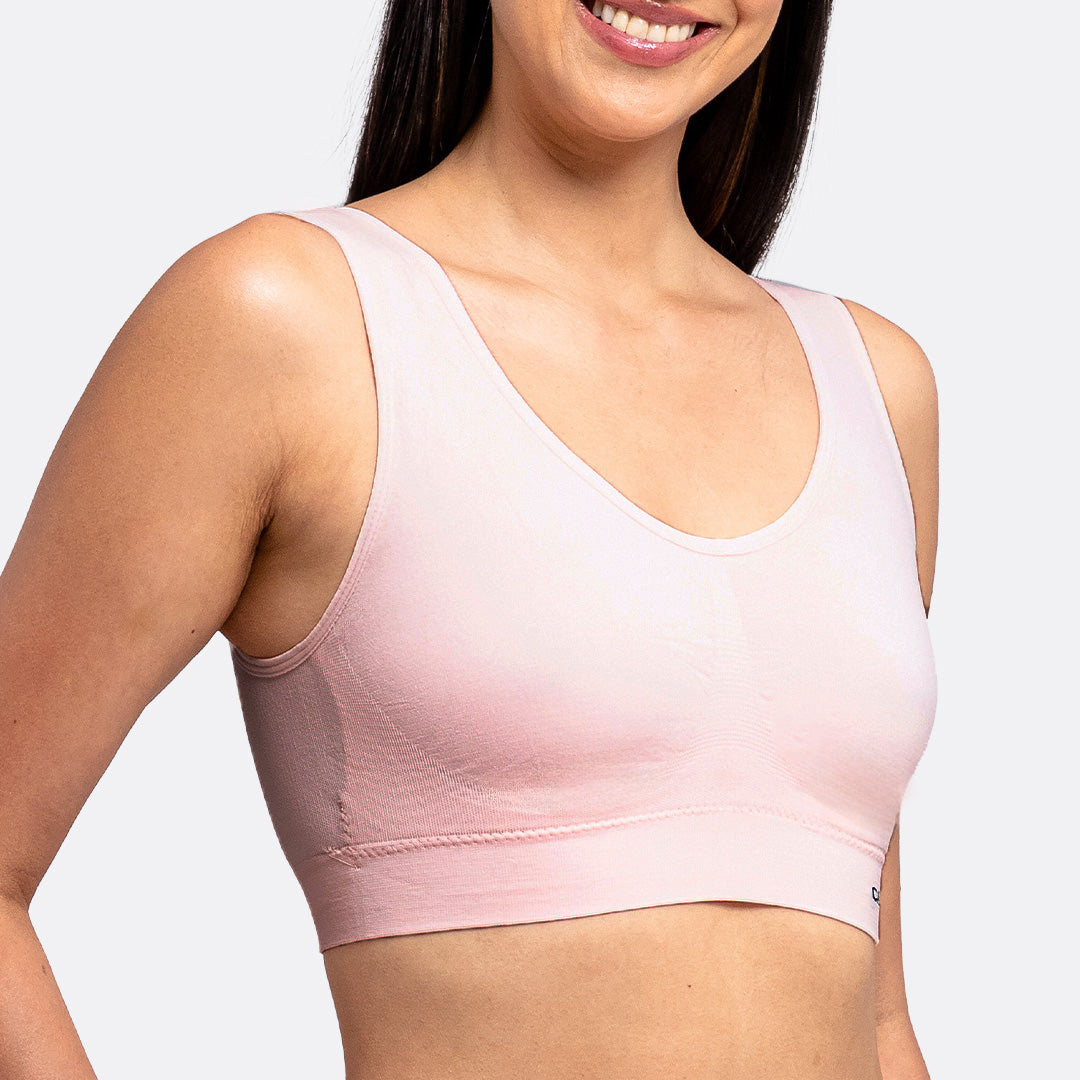 Top rosa seamless con pads removibles 4994 Carnival