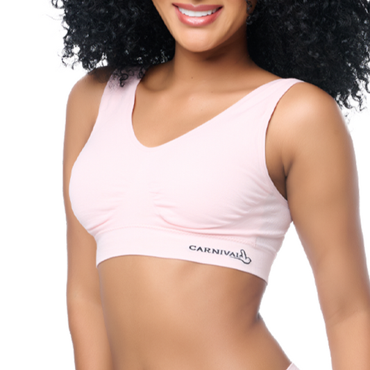 Top de microfibra seamless con pads removibles 4994 Carnival