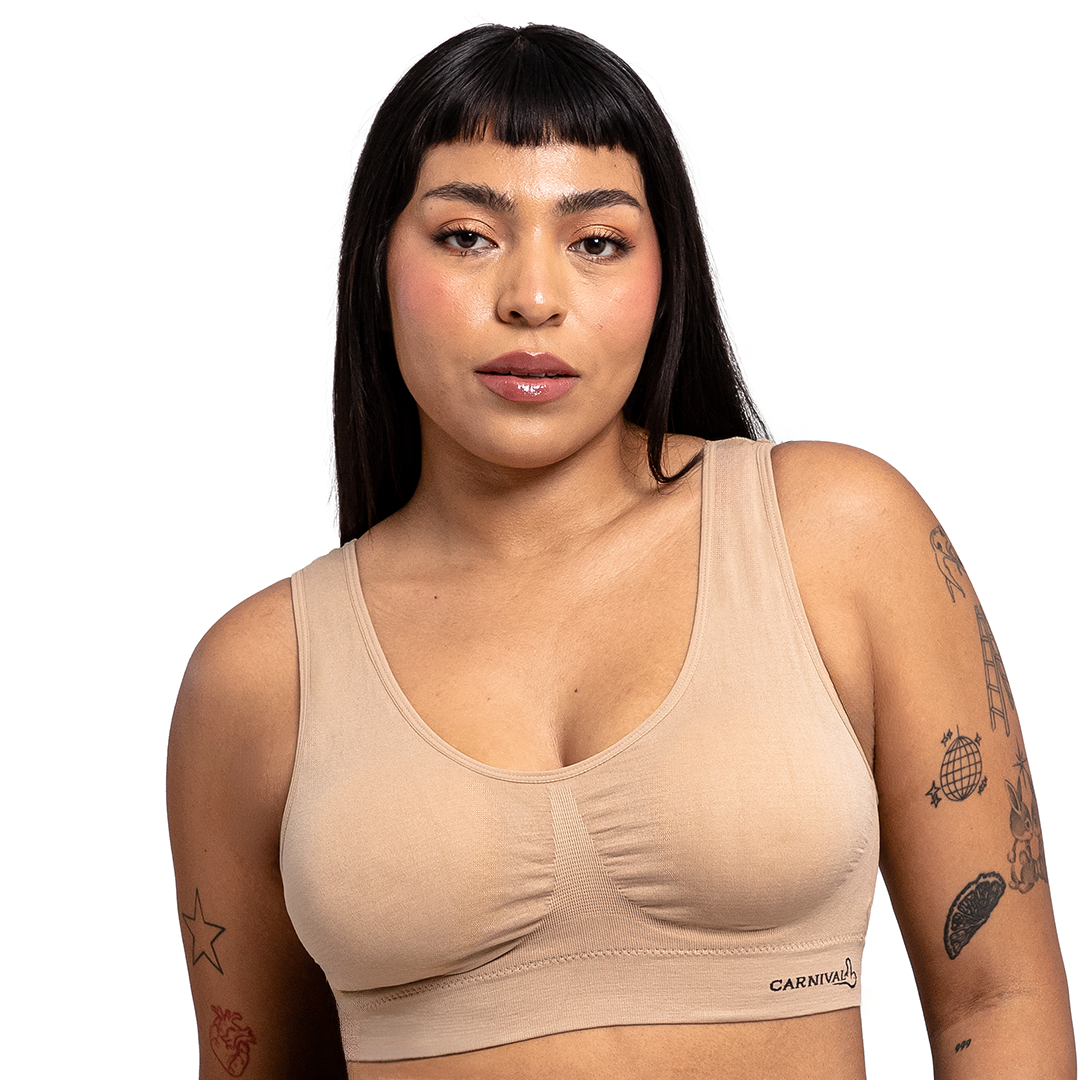 Top de microfibra seamless con pads removibles 5350 Carnival