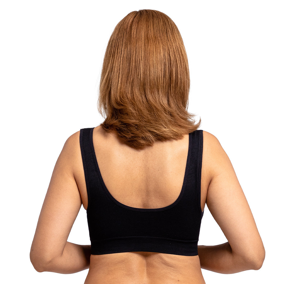 Top seamless con almohadillas removibles negro 5350 Carnival