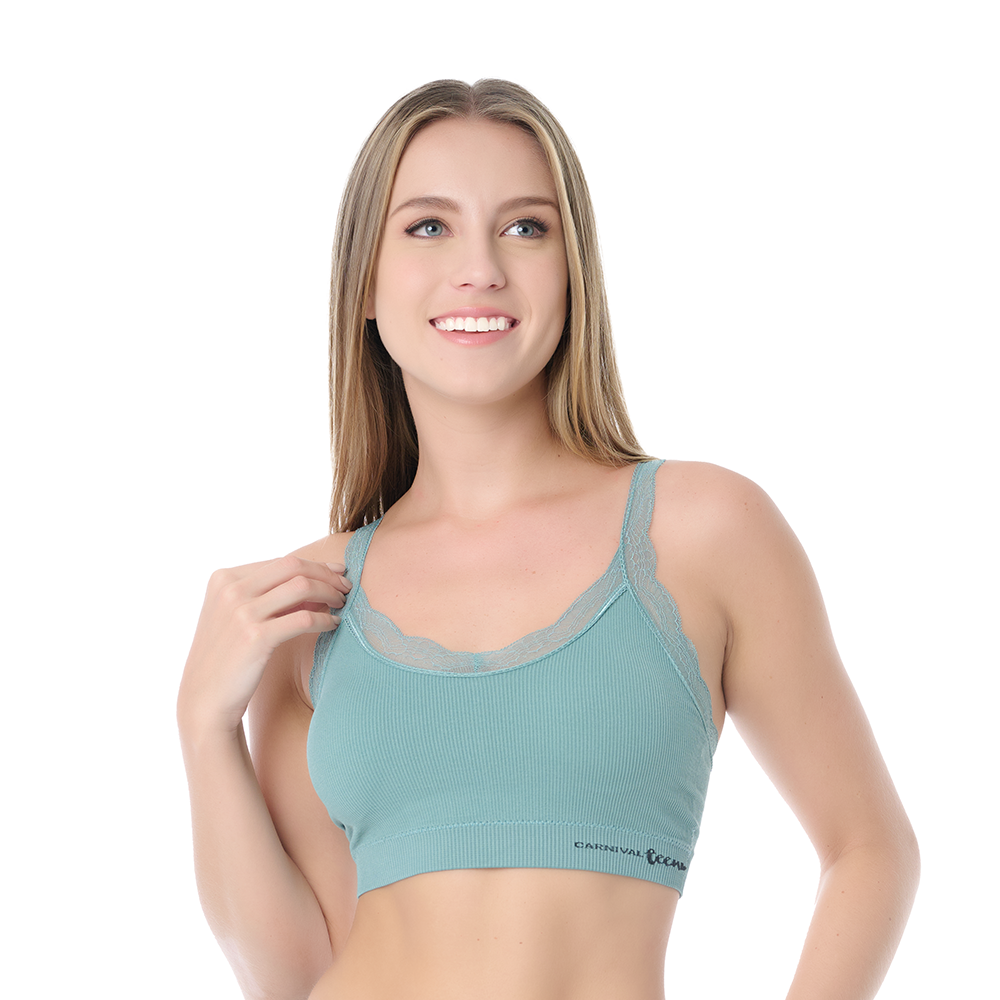 Top teen seamless con detalles de encaje  5363 Teens