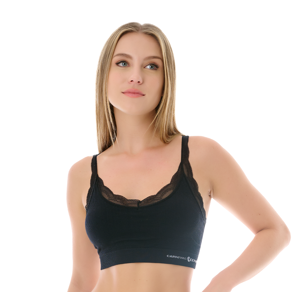 Top teen seamless con detalles de encaje  5363 Teens