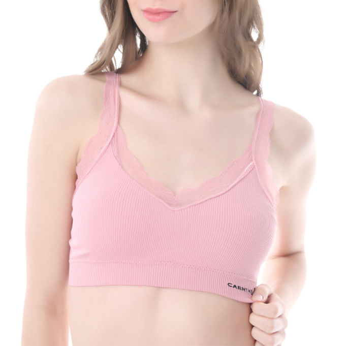 Top  seamless con detalles de encaje  5363 Carnival