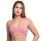 Top rosa seamless con detalles de encaje  5363 Carnival