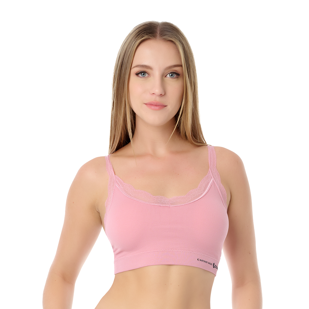 Top teen seamless con detalles de encaje  5363 Teens