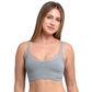 Top gris seamless con detalles de encaje 5363 Carnival