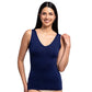 Reversible T-shirt with wide straps in blue 5409 Carnival