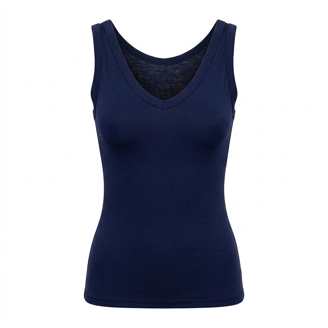 Camiseta reversible con tirantes anchos  azul 5409 Carnival
