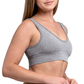 Top seamless gris con pads removibles 5803 Carnival