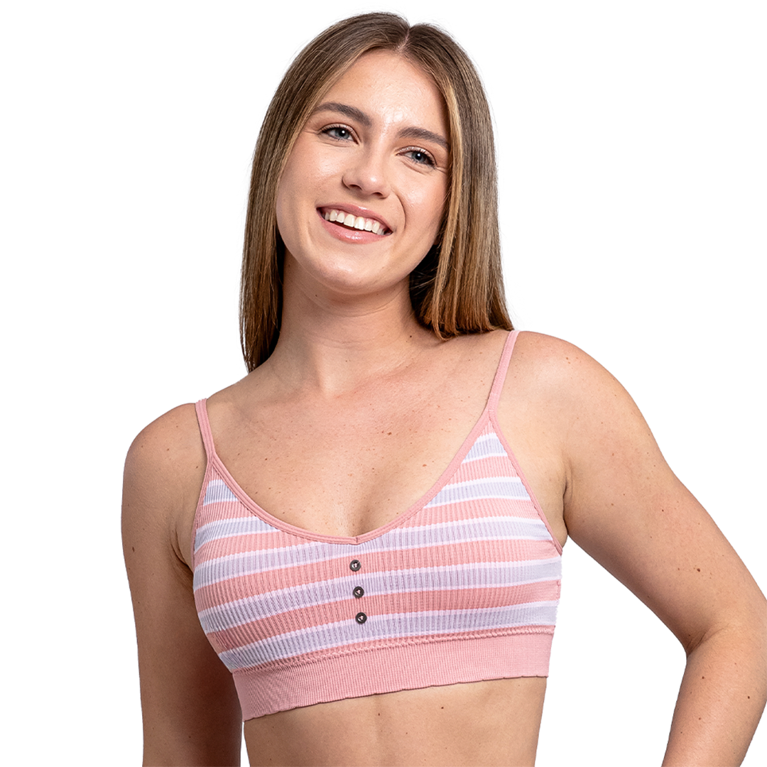 Top rosa con tirantes ajustables y pads removibles 5806 Carnival