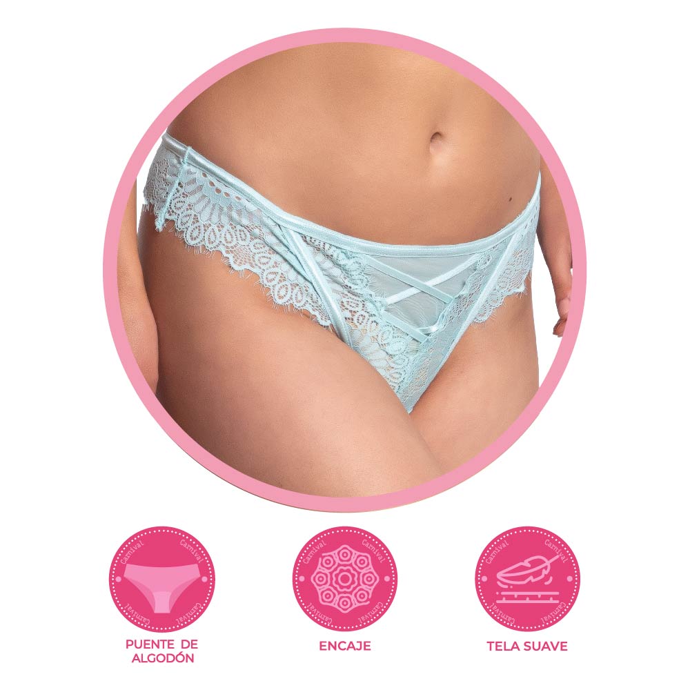 Tanga coordinable con encaje 64894 Lady Carnival