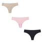 3 pack tanga de corte láser 65138 Carnival