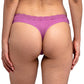 Tanga con detalles de encaje en elástico 65180L Lady Carnival