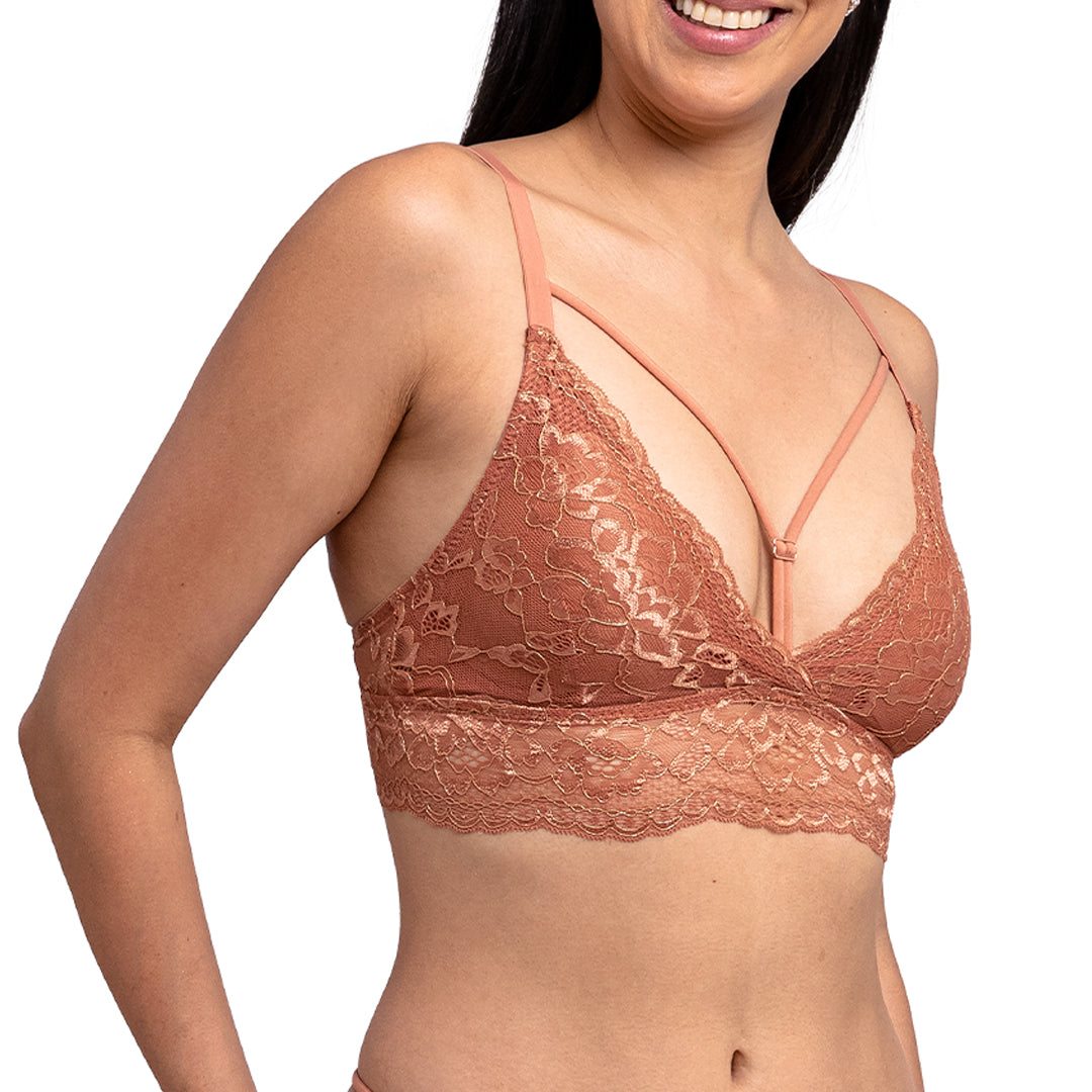 Bralette copas triángulares pads removibles 25206L Lady Carnival