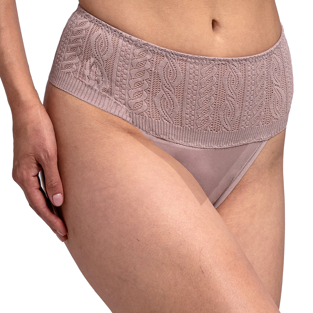 Tanga con detalles de encaje 65304F Fashion