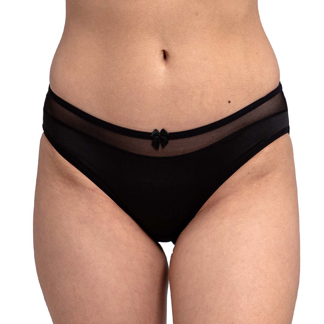 Panty básica con detalle de mesh  72072 Carnival