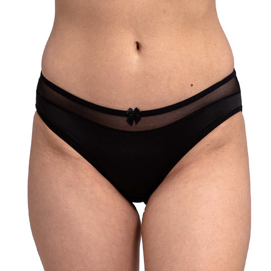 Panty básica con detalle de mesh  72072 Carnival