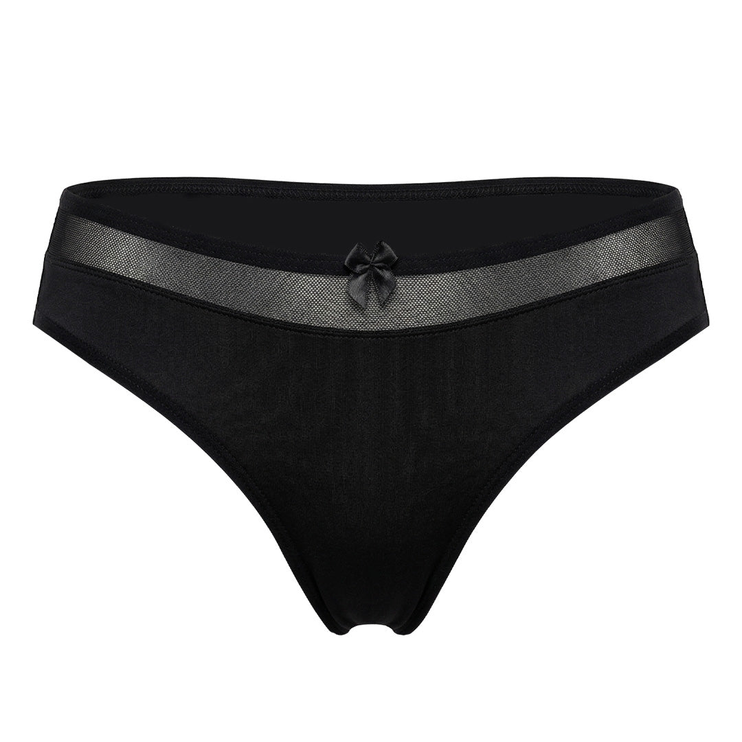 Panty básica con detalle de mesh  72072 Carnival