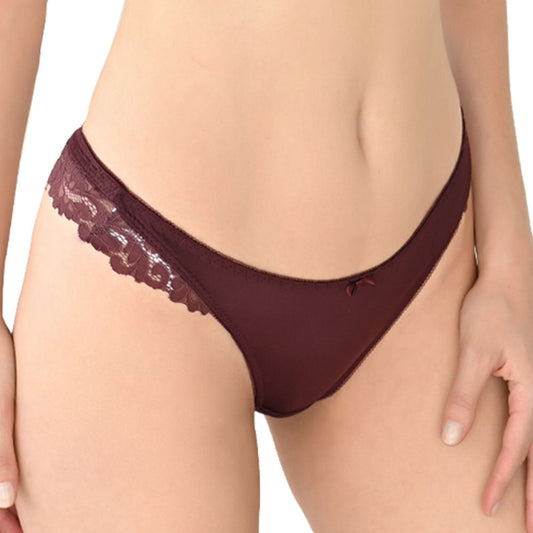 Tanga coordinable con detalles de encaje y tanga 73981 Lady Carnival Carnival