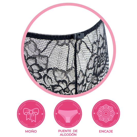 Pantie  coordinable con encaje 73984 Lady Carnival Carnival