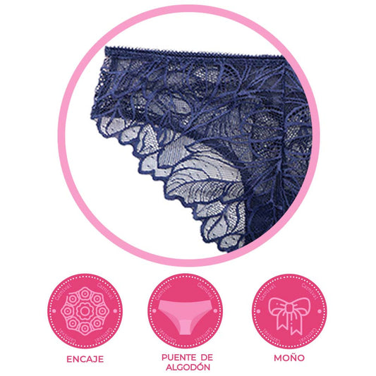 Pantie coordinable con encaje 74362 Lady Carnival Carnival